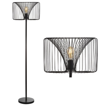 Gridley 61" Metal LED Floor Lamp - JONATHAN Y